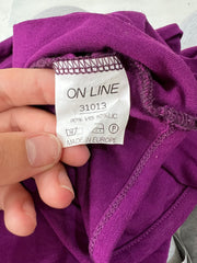 back to school drop | small purple cropped bolero cardigan