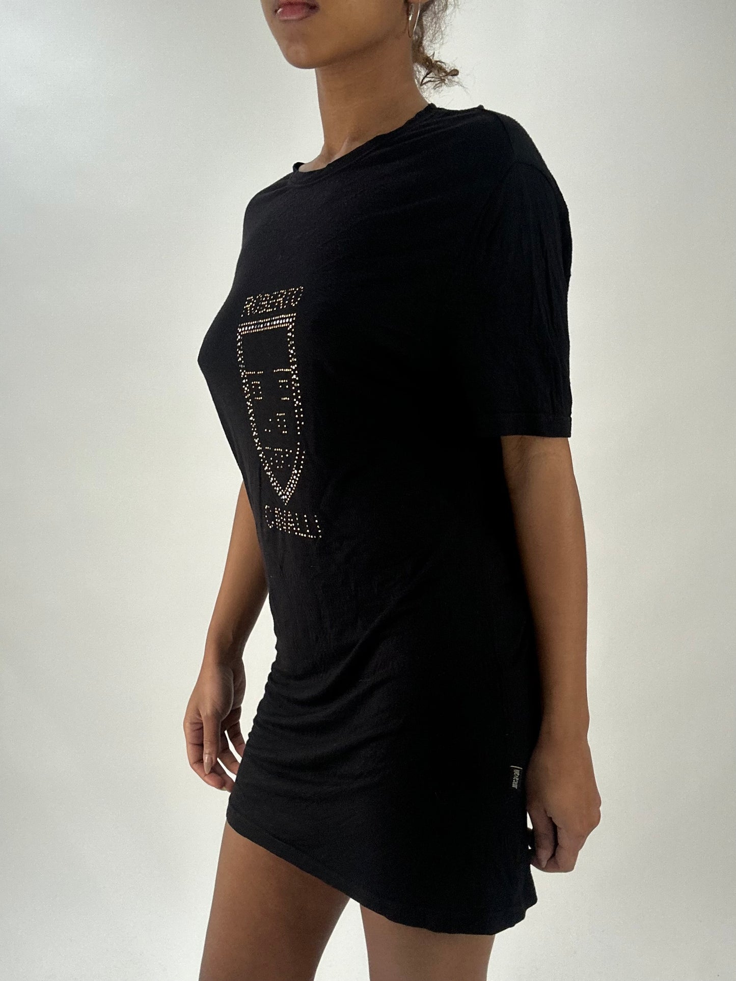 vintage edit thirty-five | small black roberto cavalli midi dress