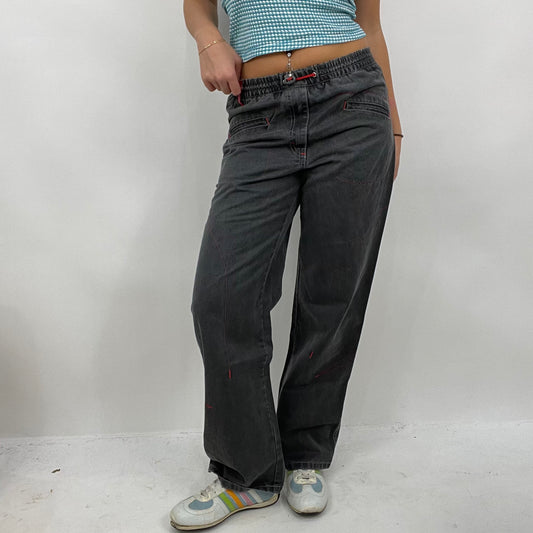 CHALET GIRL DROP | small grey lee cooper trousers