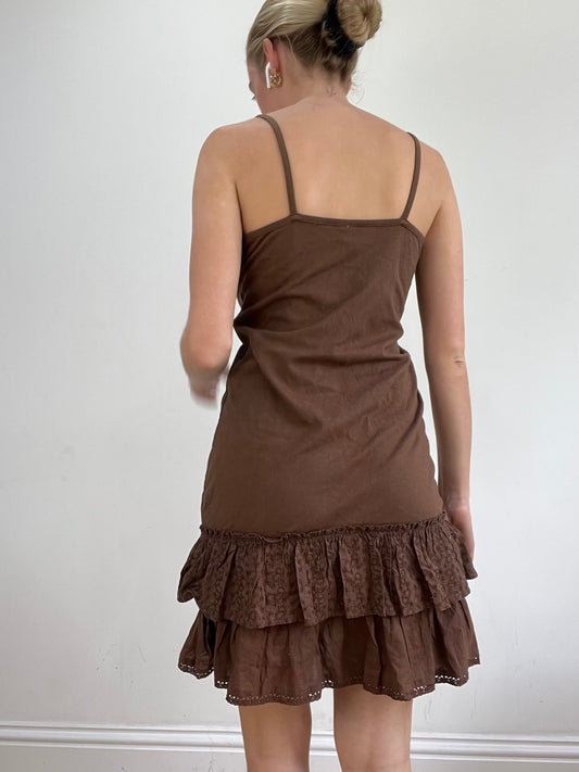 BEST PICKS | extra small brown gap dress