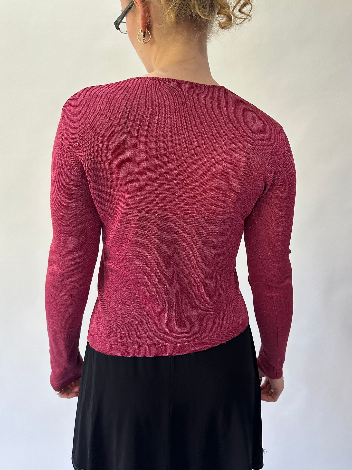 devil wears prada | small pink kookai long sleeve top