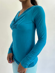 💚colormaxxing drop | pequeño top de manga larga azul