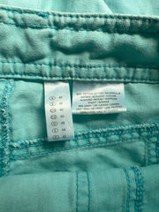 SATC drop | taille: M · couleur: aqua + turquoise + bleu · article: jupe · détails: longueur maxi