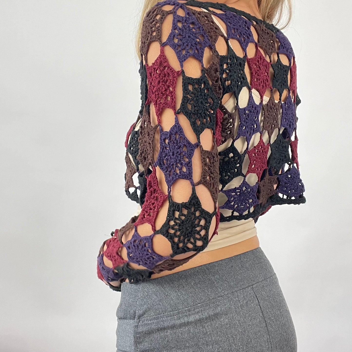 💻 90s MINIMALISM DROP | small old label topshop crochet cardigan