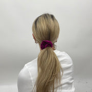 💻⭐️ | light burgundy velvet scrunchie
