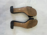 SATC drop | couleur: noir · article: chaussures à talons · détails: gemmes + détail + UK 4