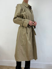 vintage edit eleven | large beige trench coat