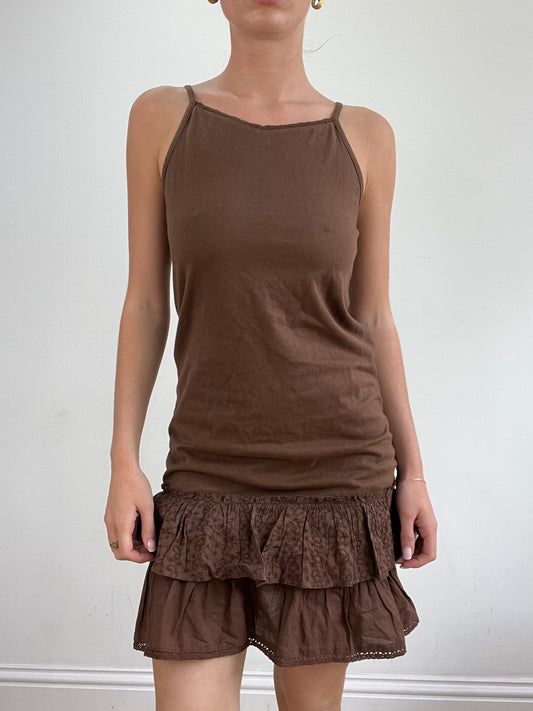 BEST PICKS | extra small brown gap dress