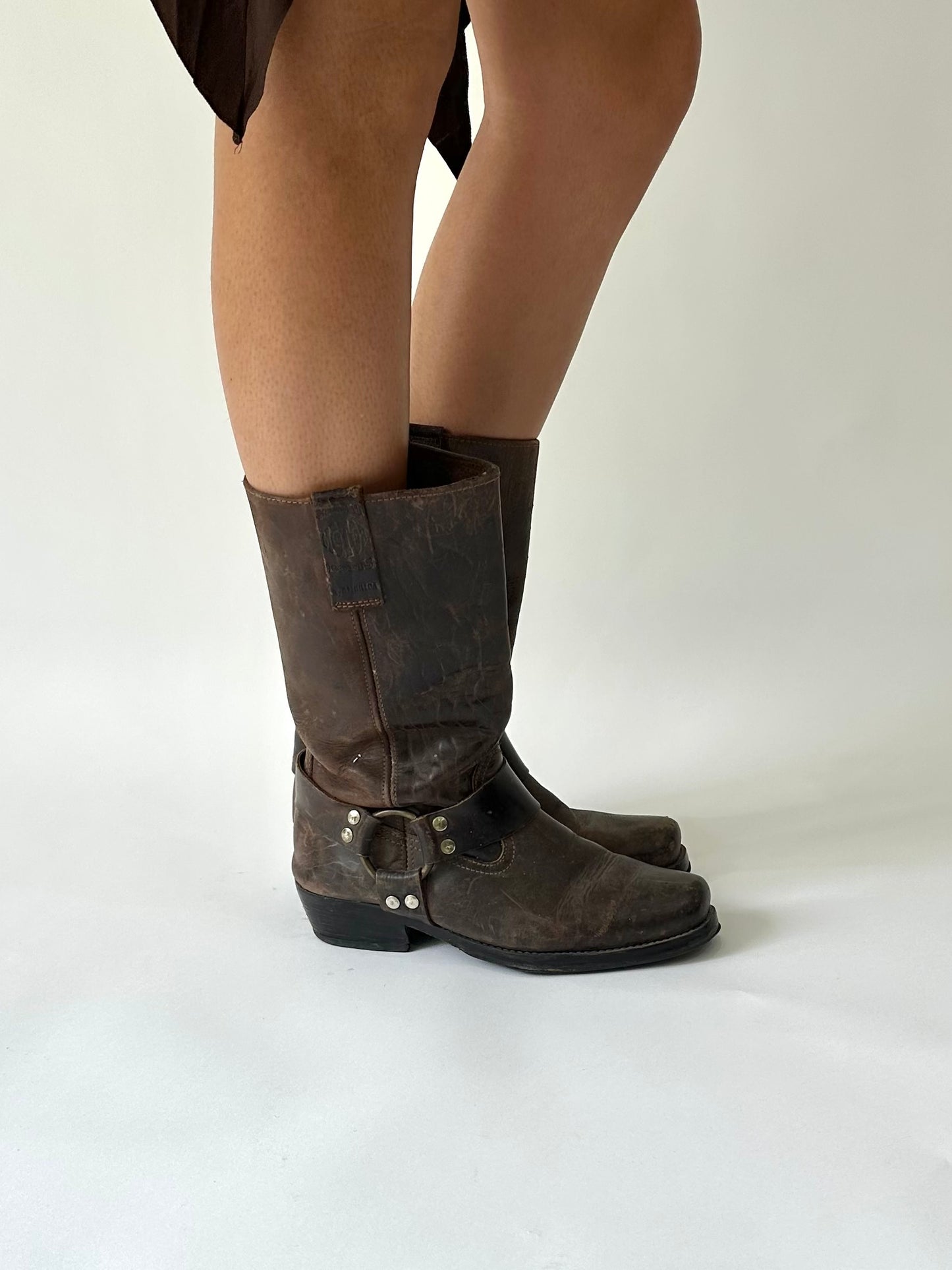 ⭐️ festival drop | UK6 brown biker boots