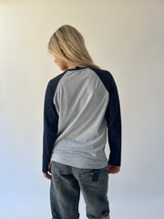 back to school drop | small grey paul frank long sleeve top