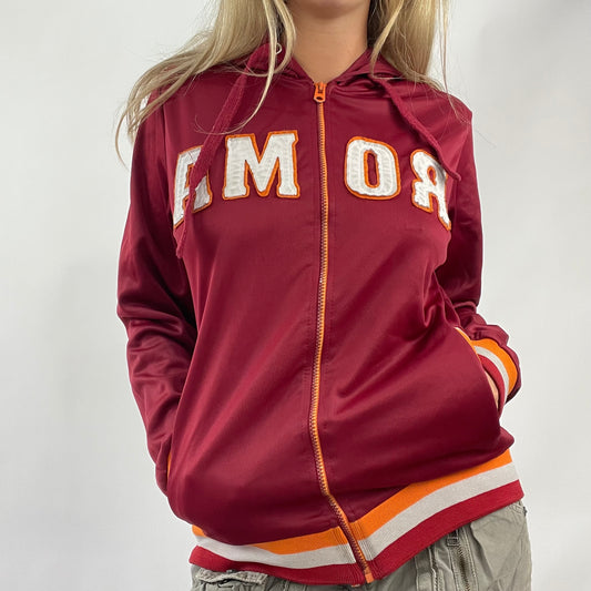 AMELIA GRAY DROP | XL burgundy ‘roma’ hoodie