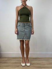 BEST PICKS | small light wash denim skirt