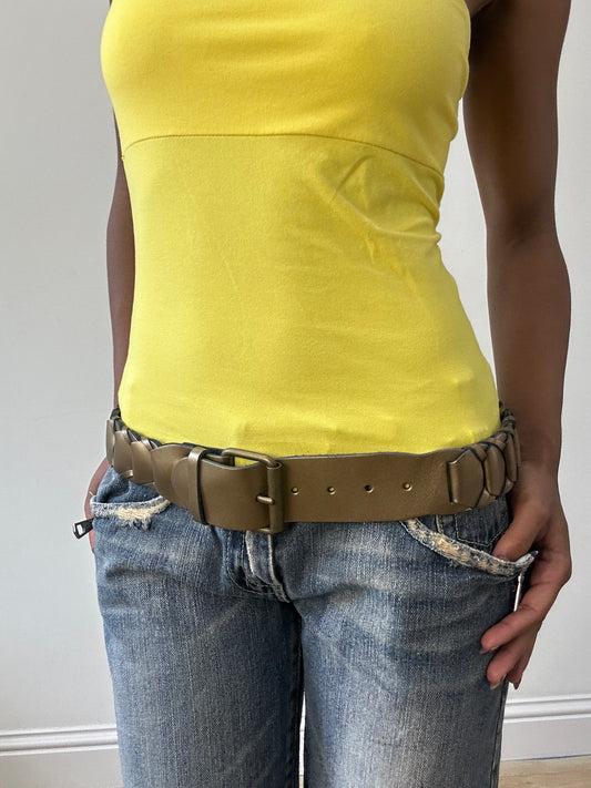 BEST PICKS | one size bronze braided belt