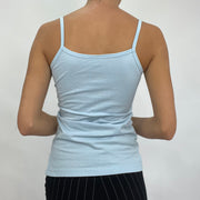 💻CARRIE BRADSHAW DROP | small baby blue cami vest top
