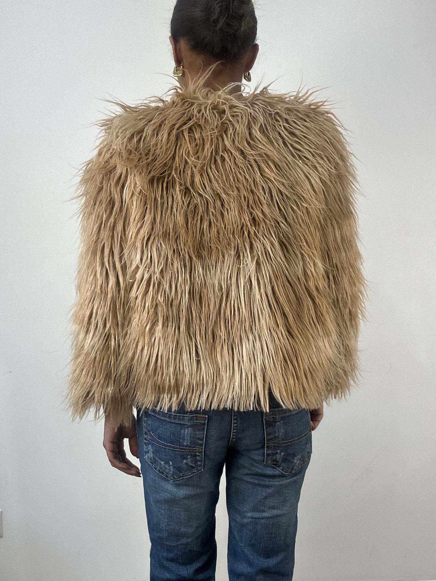 winter edit | small brown faux fur jacket