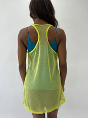 💻 athleisure edit | taille: L · couleur: néon + jaune · matière: crochet · article: débardeur · détails: tezenis