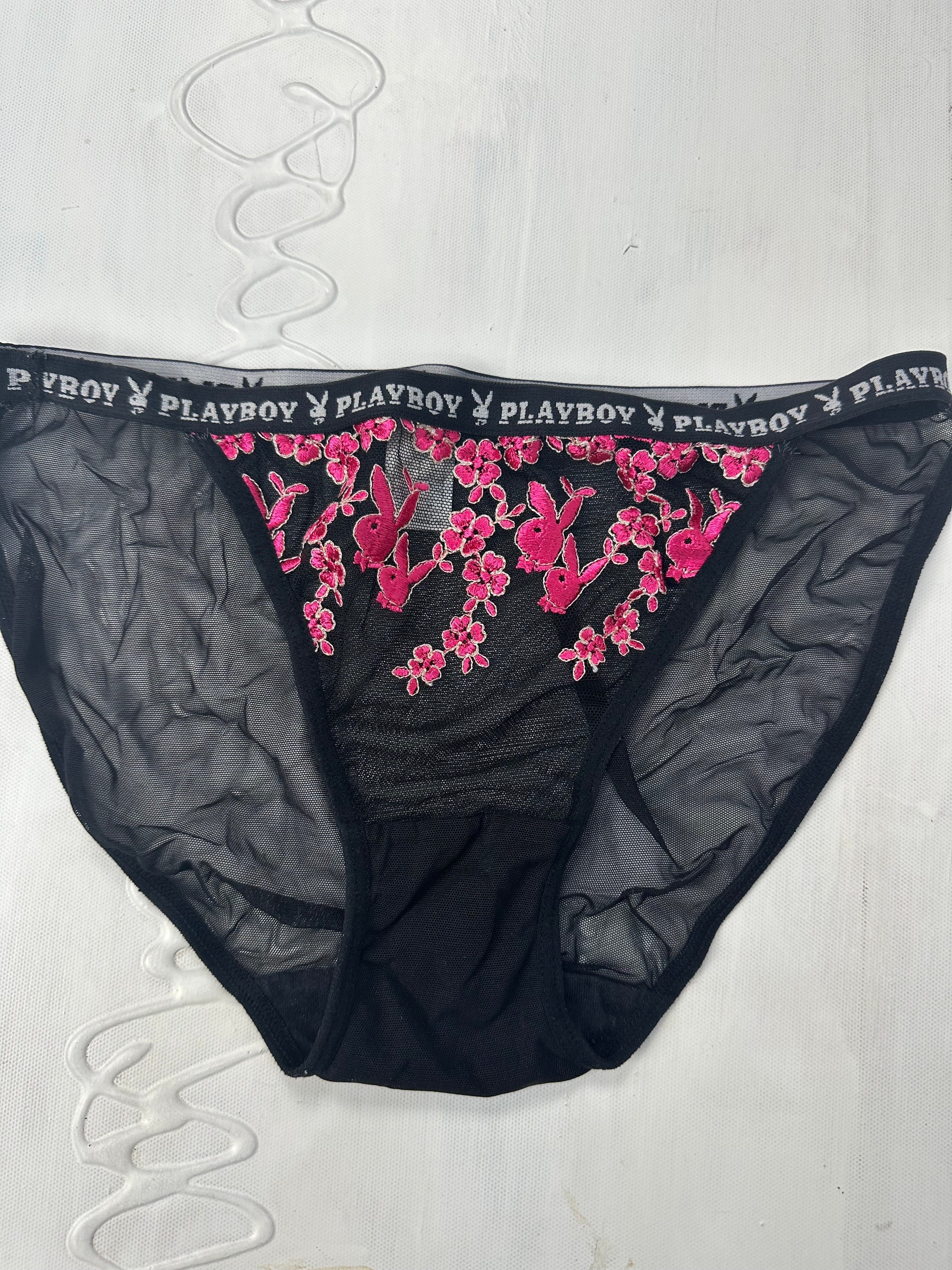 BEST PICKS | medium black mesh playboy underwear