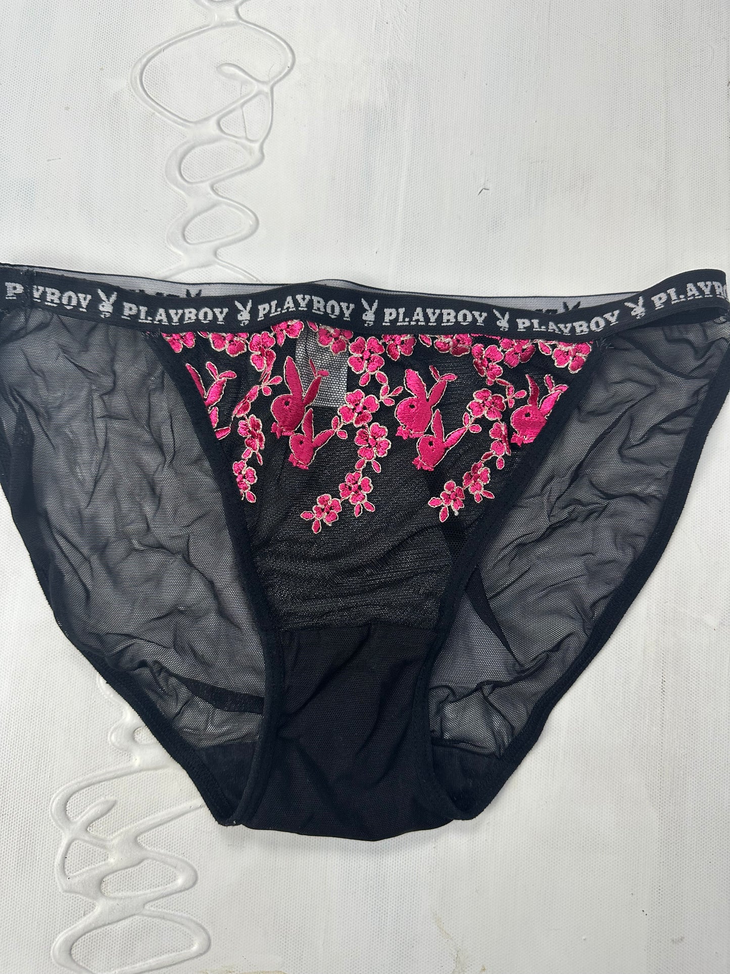 BEST PICKS | medium black mesh playboy underwear