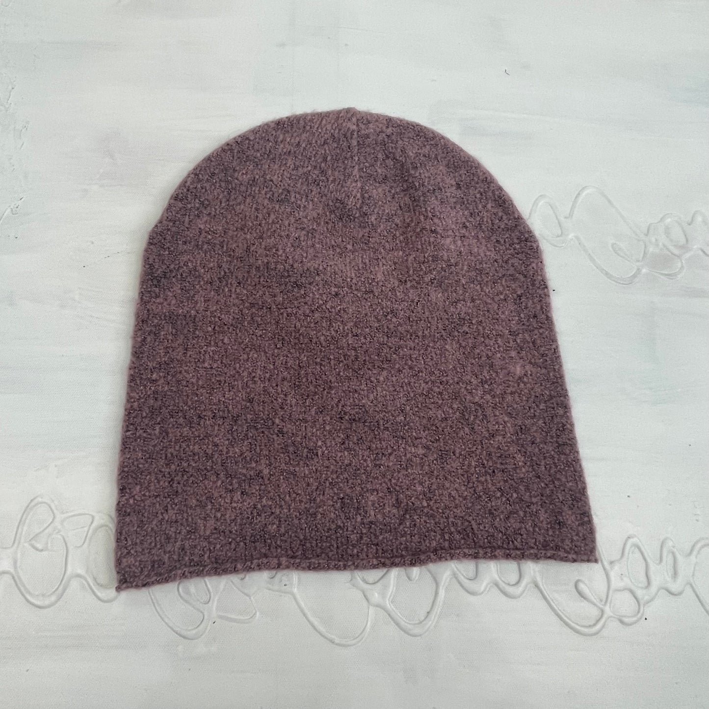 CHALET GIRL DROP | purple oversized beanie