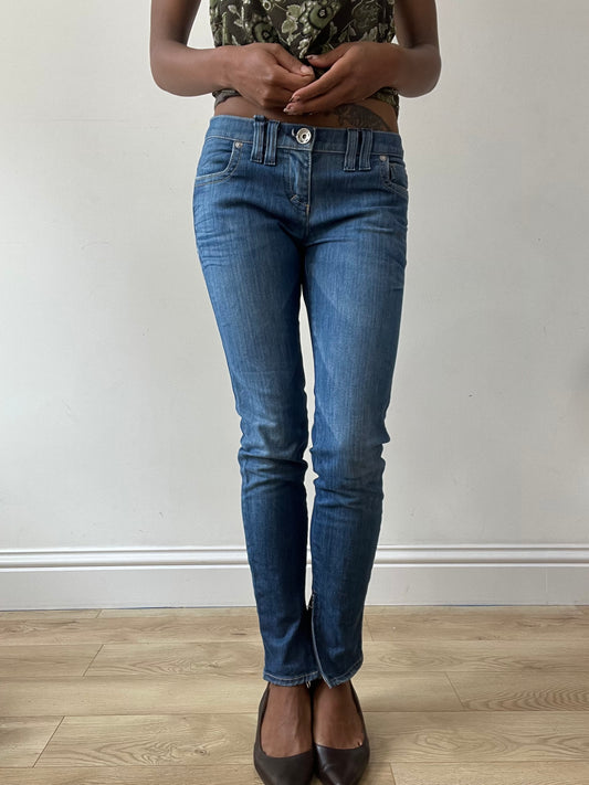 💚vintage edit treinta y uno | pequeños miss sixty jeans de denim con pierna recta