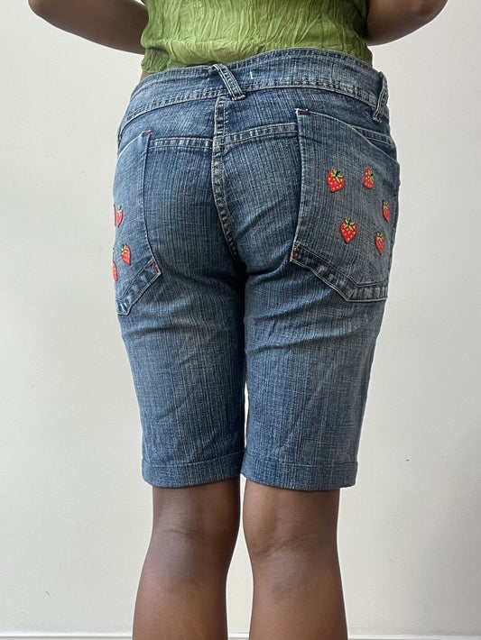 BEST PICKS | medium blue denim long shorts