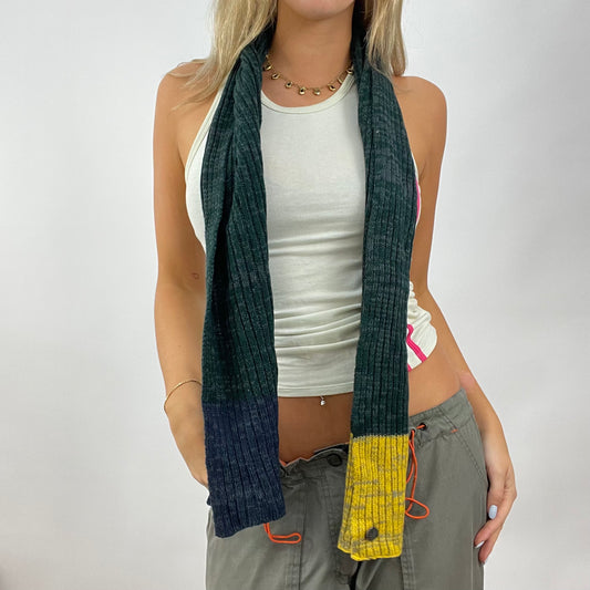 💚 GORPCORE DROP | green knit scarf