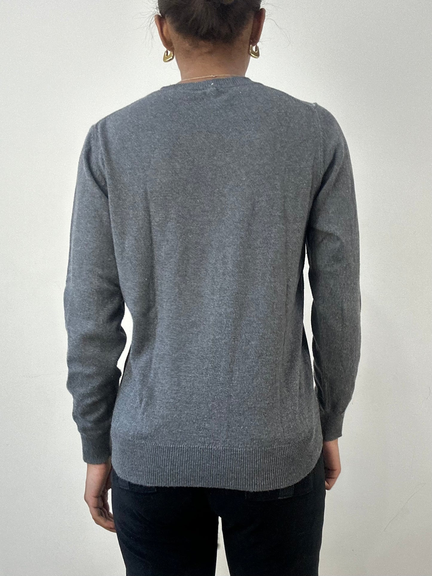 winter edit | medium grey jumper with argyle print