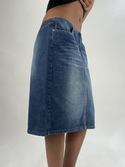 💚vintage edit thirty-five | small/medium blue diesel ديني ميدي كرت