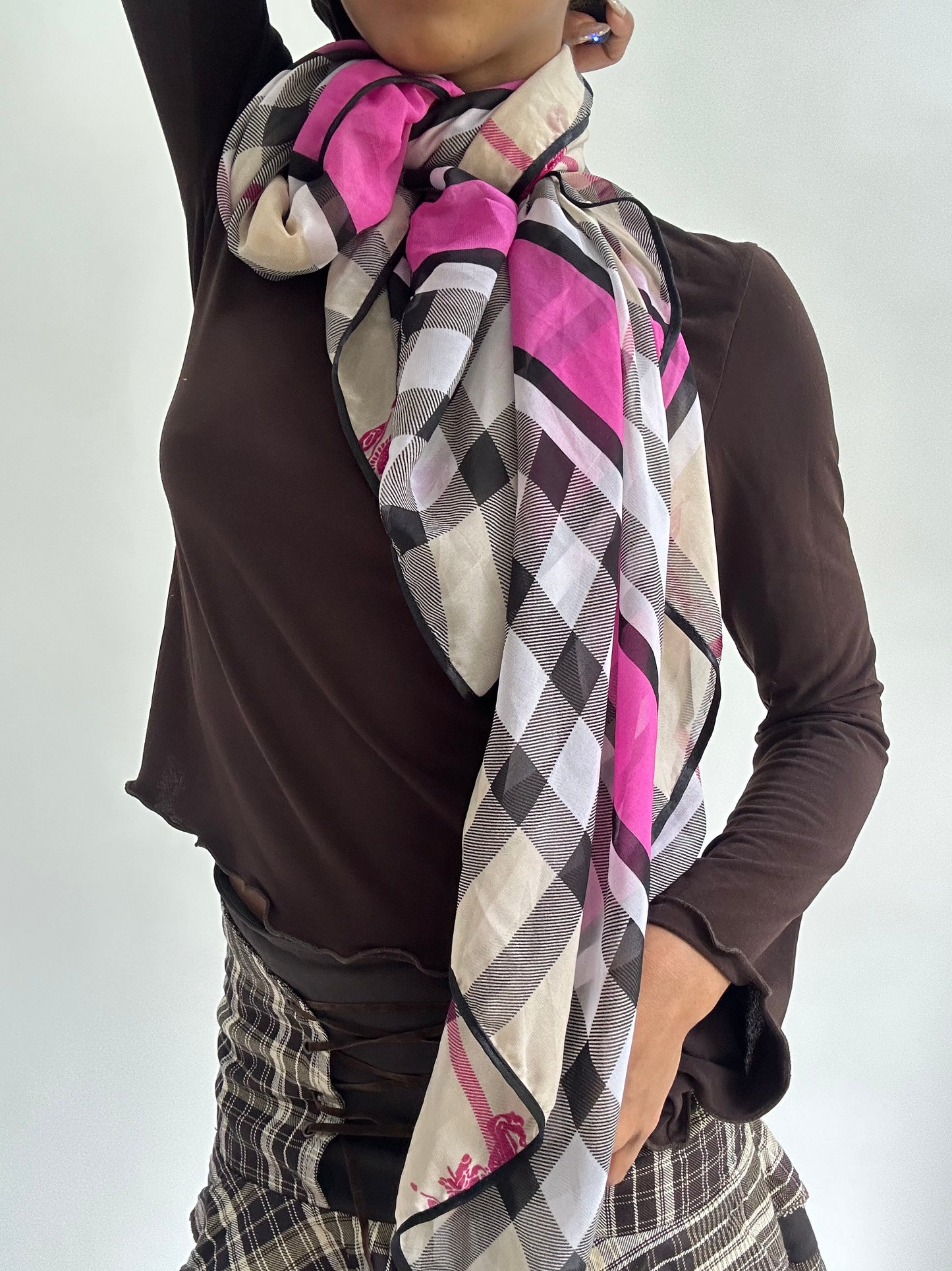 BEST PICKS | large burberry novacheck sheer scarf