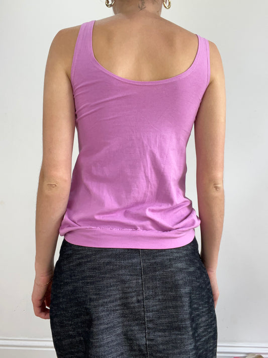 vintage edit twenty eight | medium purple cami with diamantés