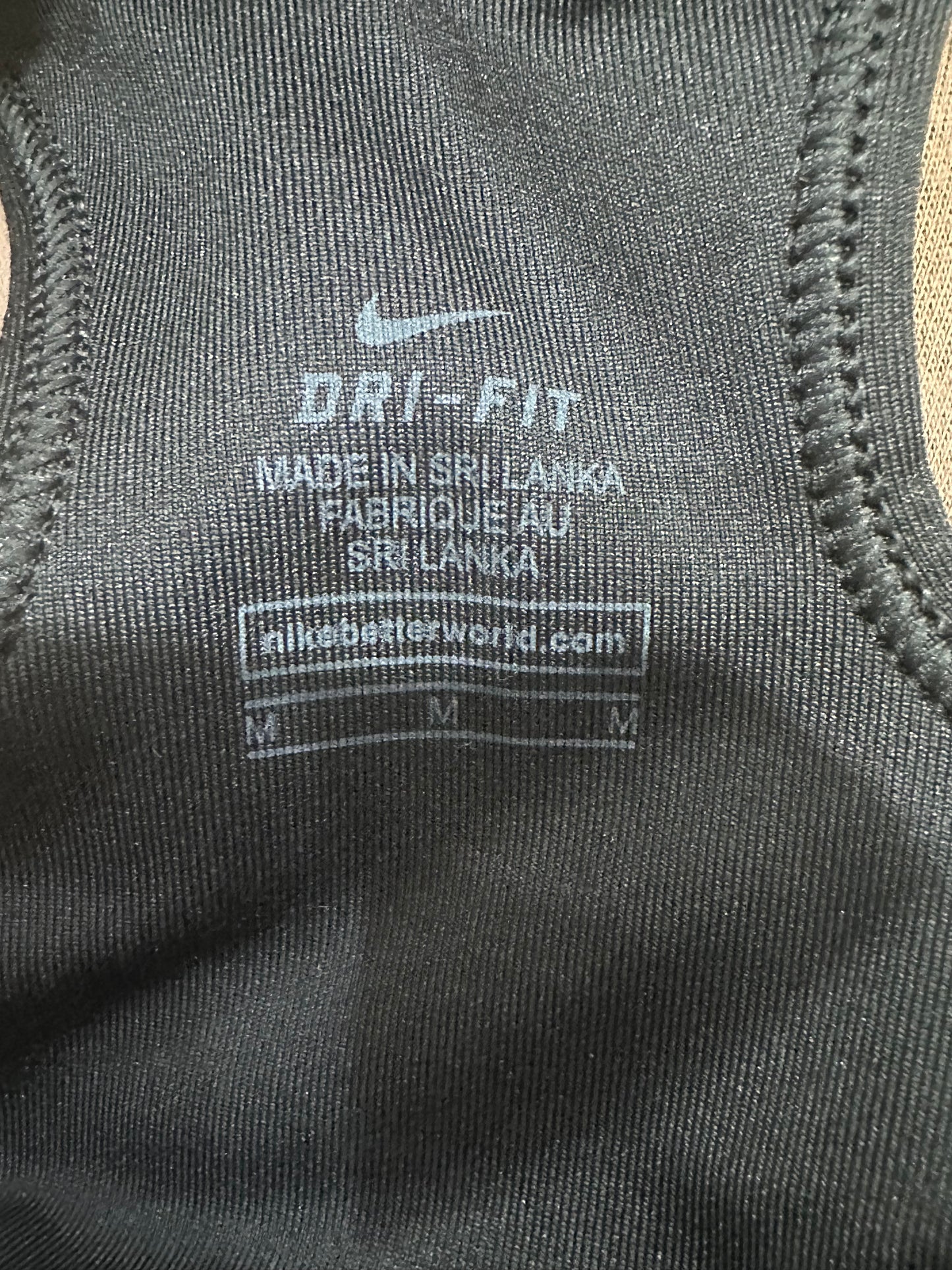athleisure edit | medium black and white nike sports bra