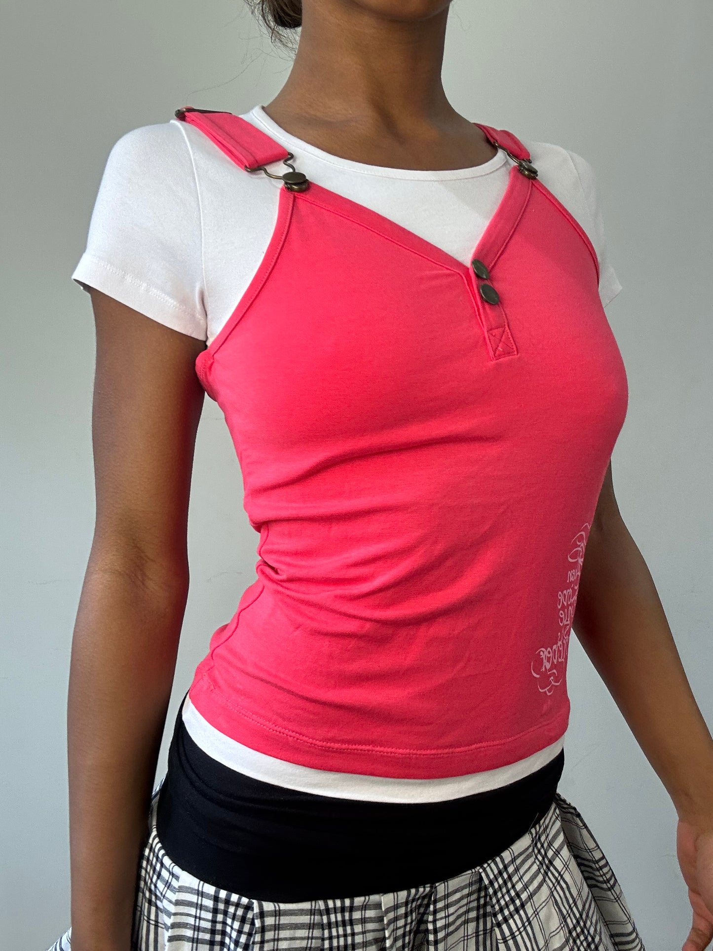BEST PICKS | small/medium pink overlay cami top