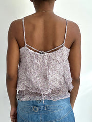 summermaxxing drop | small lilac sheer overlay cami top