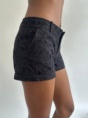 BEST PICKS | small black pimkie lace overlay mini shorts