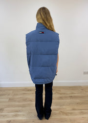 extra large blue tommy hilfiger gilet