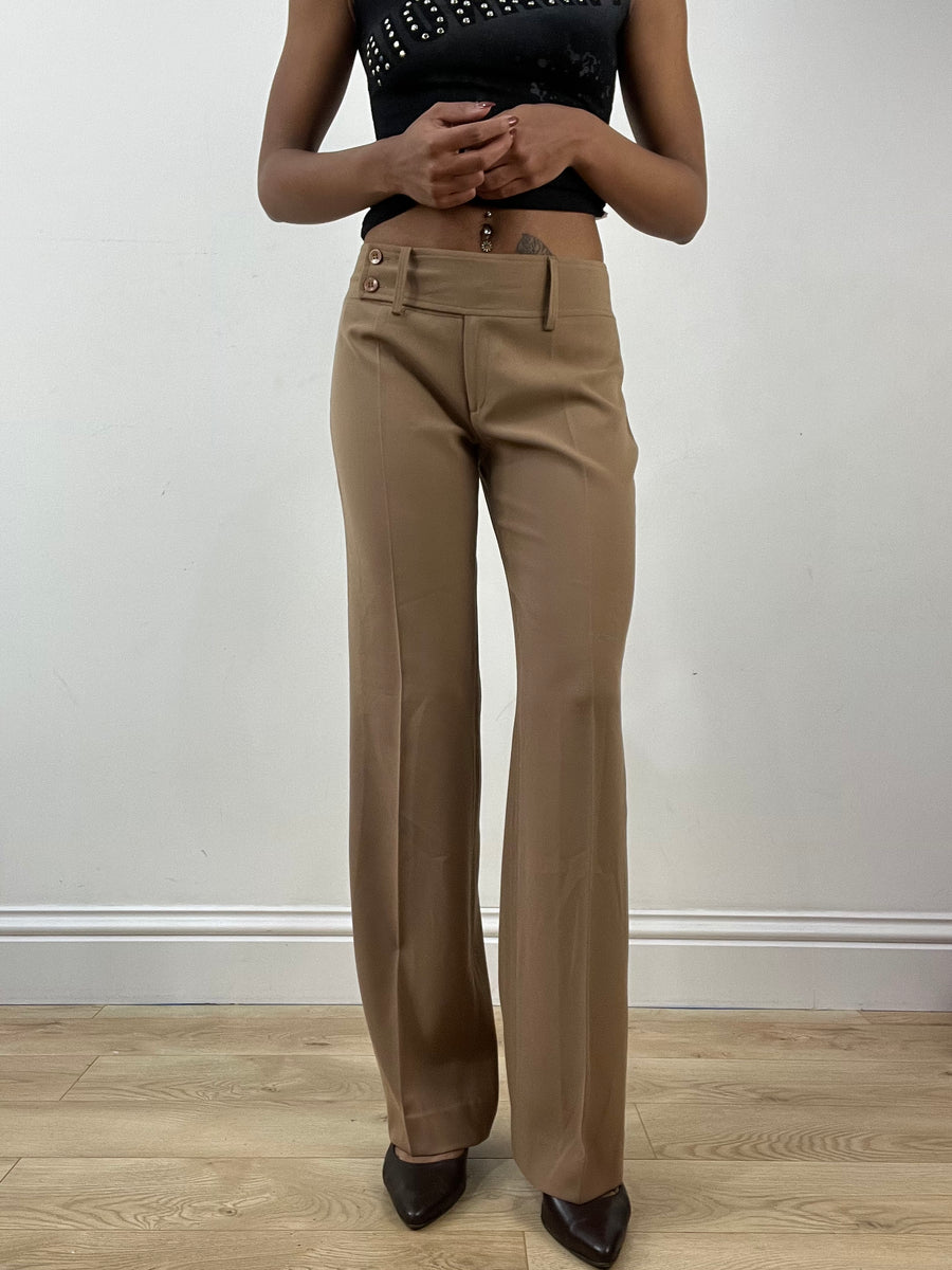 BEST PICKS | small light brown high waisted trousers