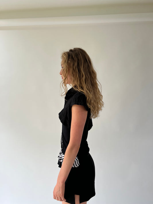 SATC drop | small black bolero