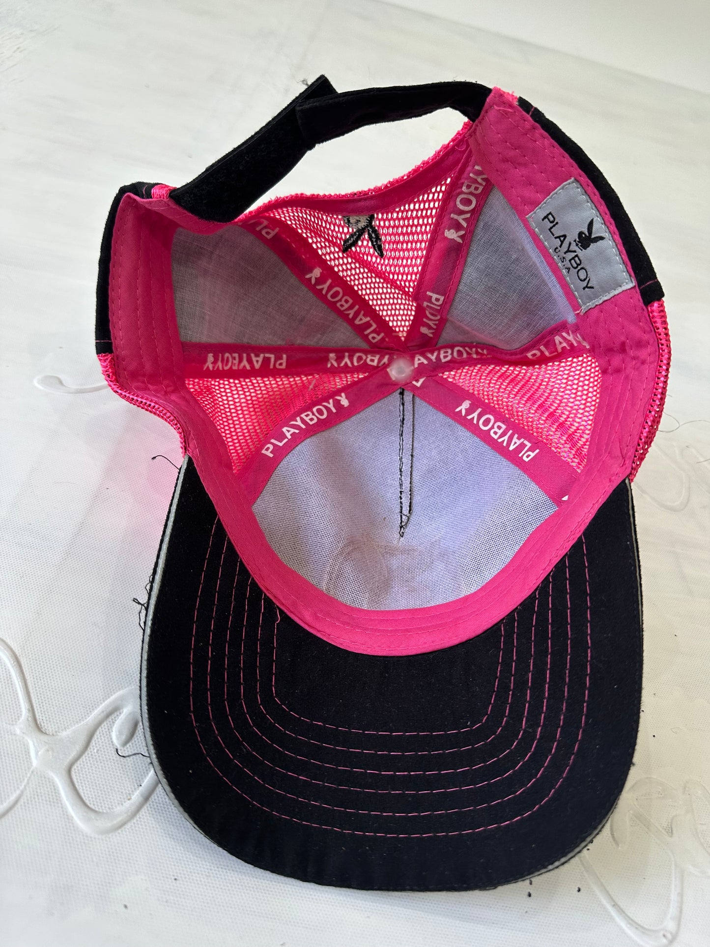 ‼️festival drop | black and pink playboy cap
