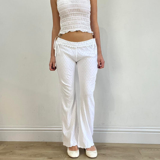 #423 SAMPLE SALE | medium matilda trousers in white sample