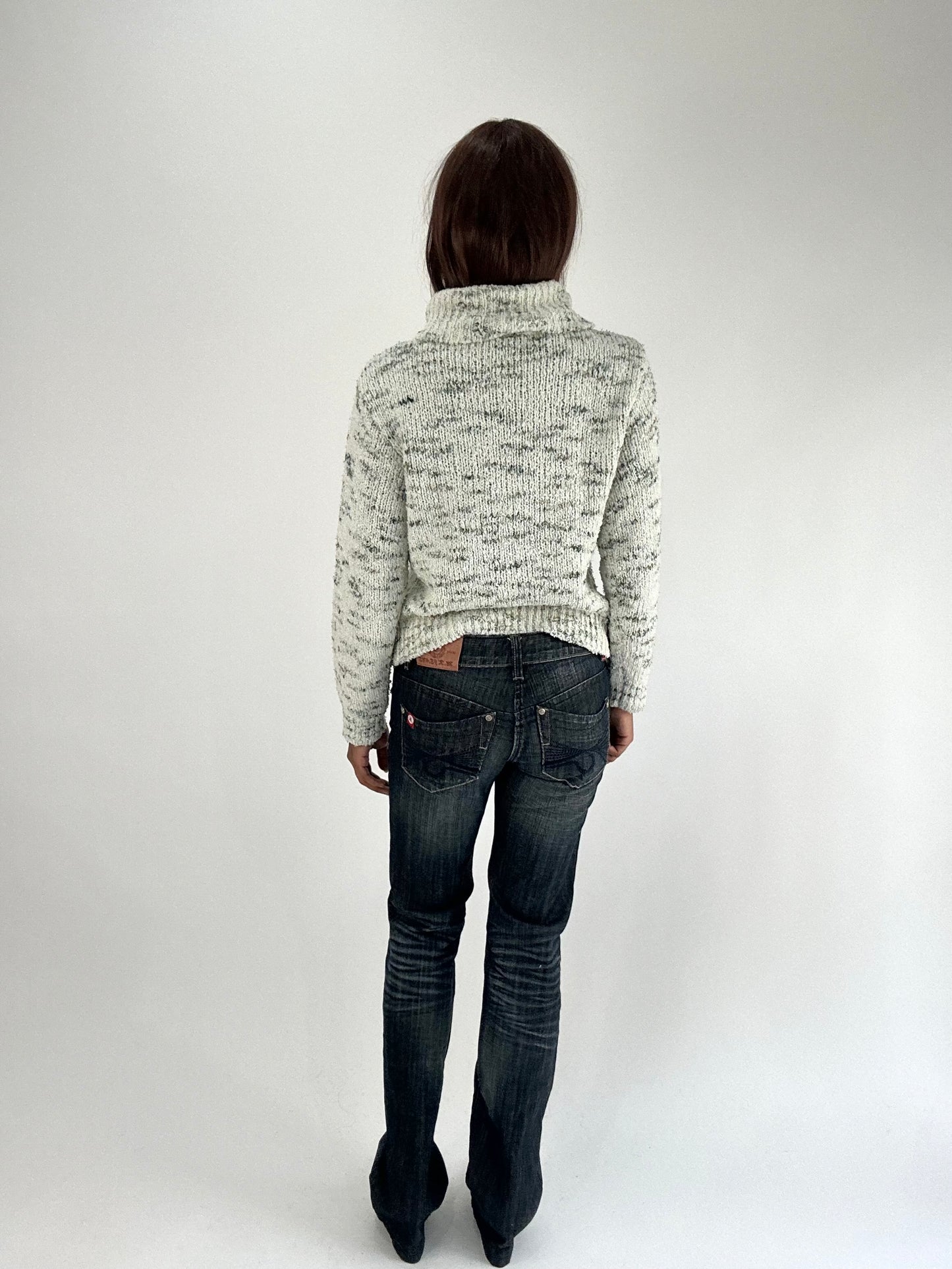 WINTER FAVOURITES | medium cream turtleneck knit jumper