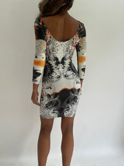 wedding guest drop | taille: XS · couleur: blanc · article: robe · détails: vintage + à motifs + longueur mini + river island