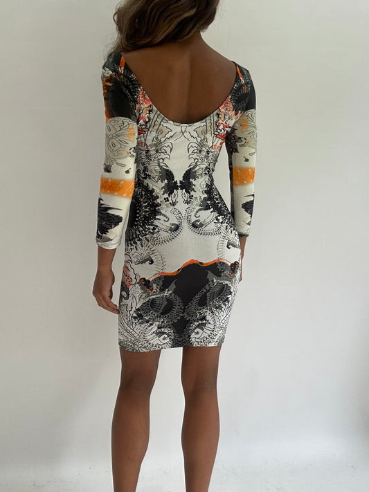 wedding guest drop | taille: XS · couleur: blanc · article: robe · détails: vintage + à motifs + longueur mini + river island