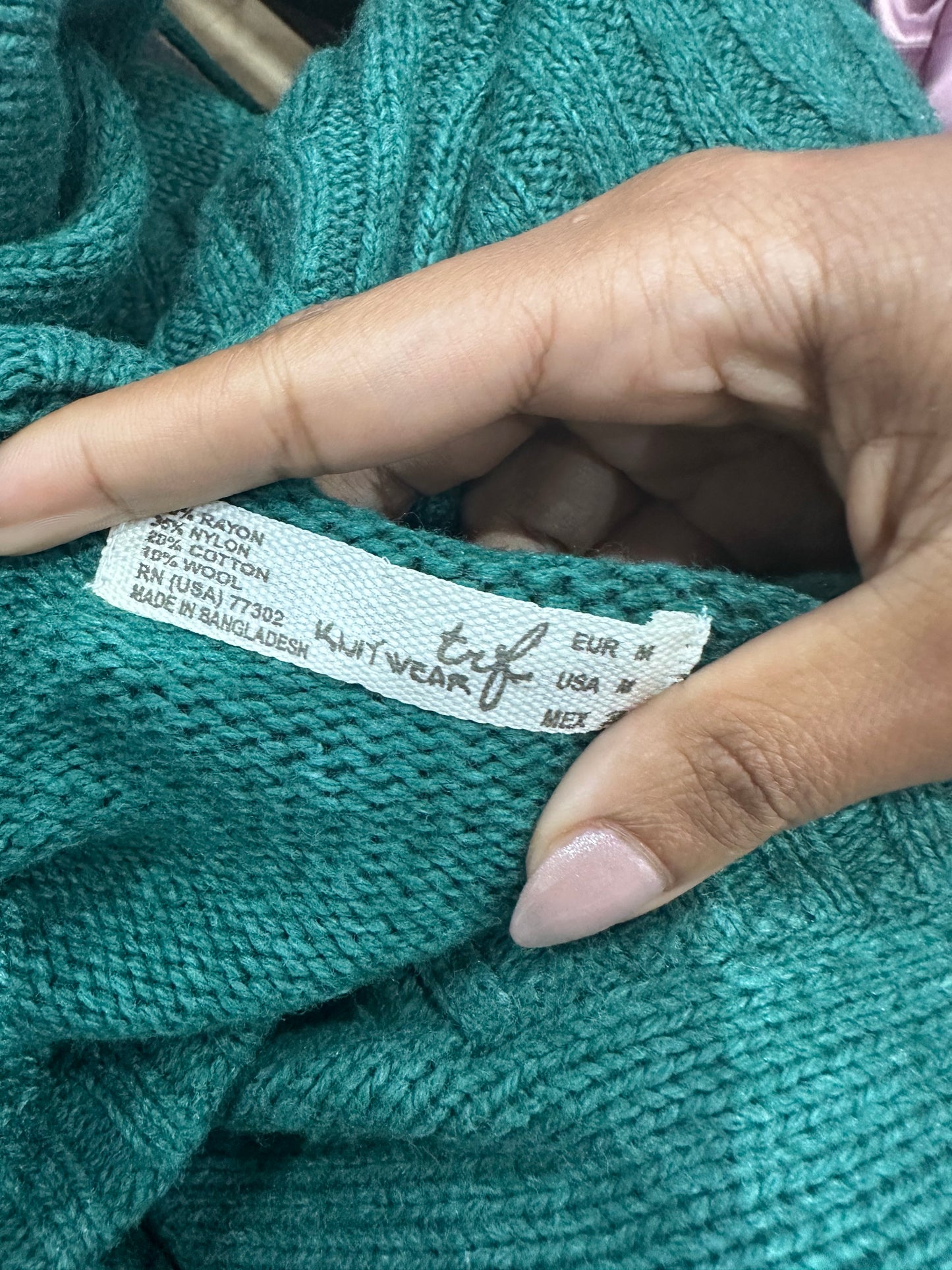 vintage edit: halloween | small dark green knit hoodie with pocket detail
