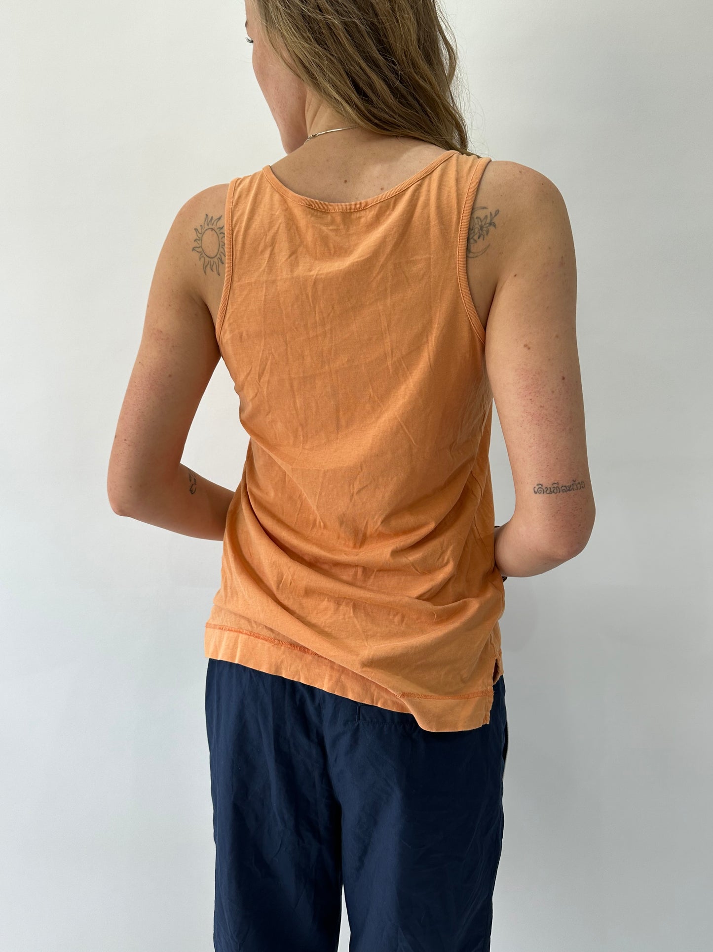 athleisure edit | medium orange chloé tank top