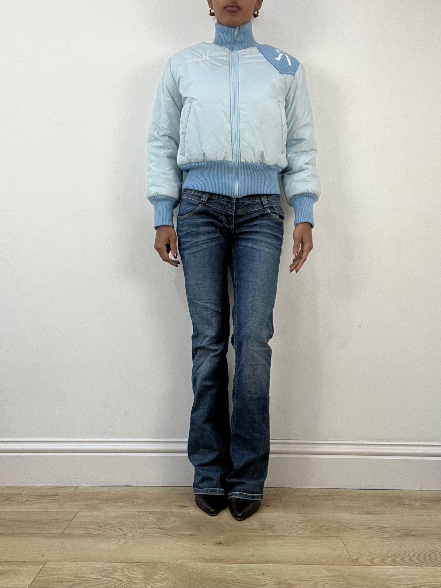 winter edit | small blue replay puffer jacket