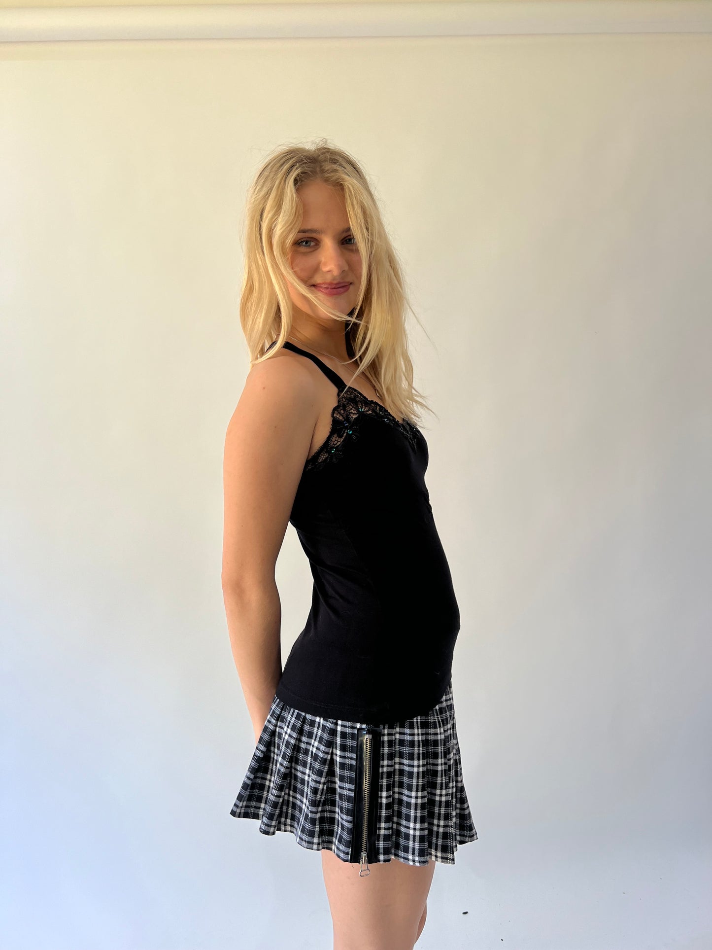 back to school drop | medium black dolce & gabbana cami