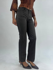 💚vintage edit thirty-five | extra small brown just cavalli jeans