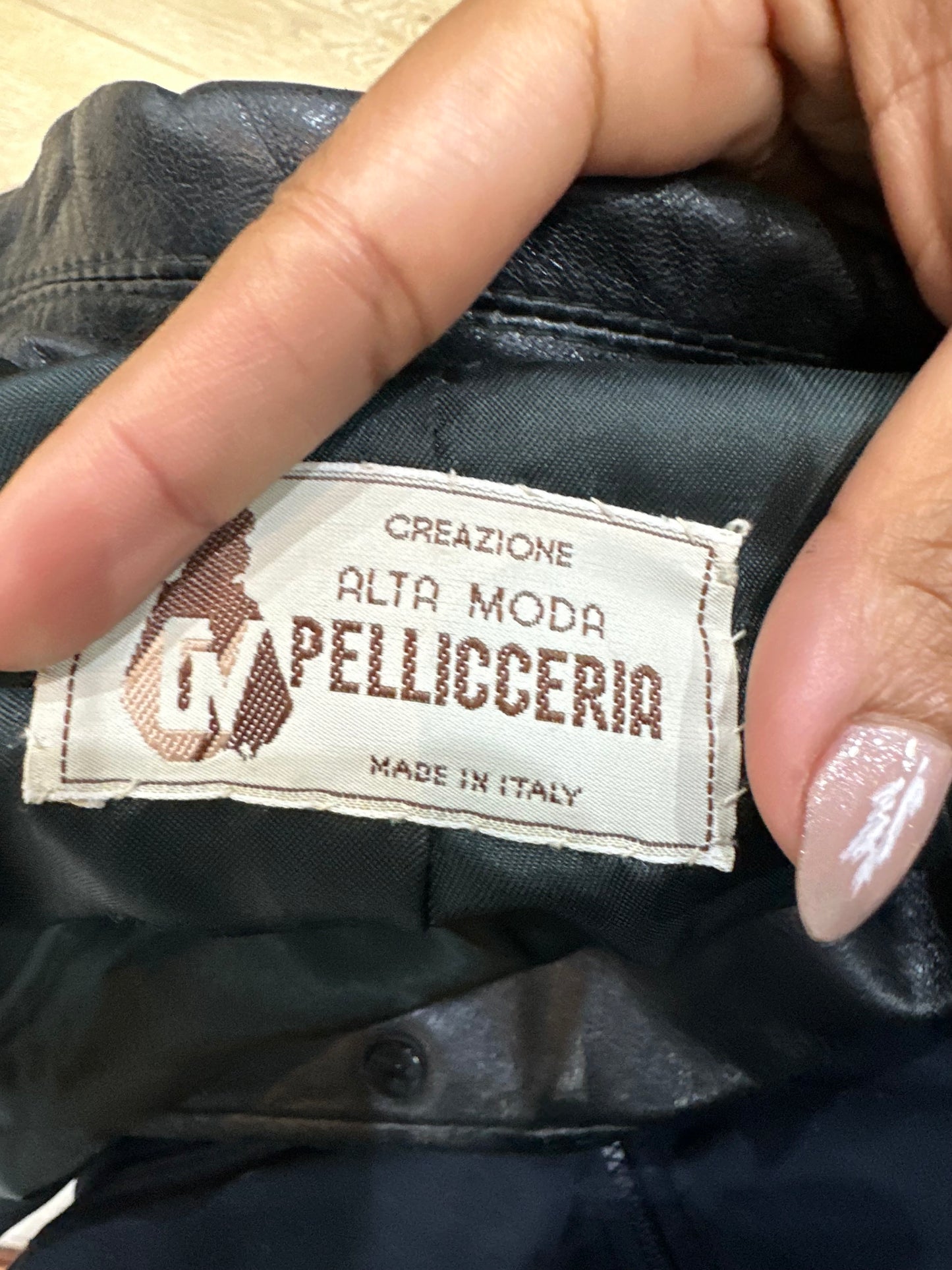 BEST PICKS | small black faux leather fitted jacket