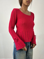 BEST PICKS | small red knit jumper top
