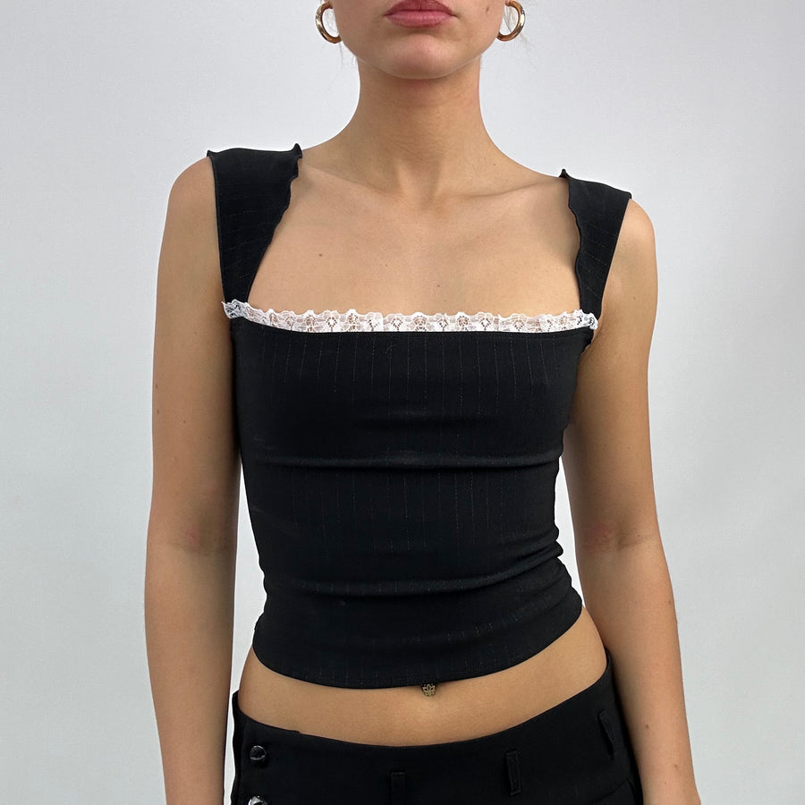 טופ ⁨ida⁩ בהדפס – מידה ⁨xl⁩ – ⁨#232 sample sale⁩